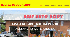 Desktop Screenshot of bestautobodyva.com